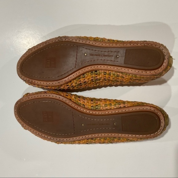 Frye Womens Malorie Woven Leaf Flats 11 - Picture 12 of 12